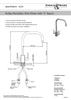 Perrin & Rowe Rubiq 4210 Kitchen Tap - Gold