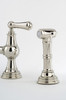 Perrin & Rowe Provence 4756 (Lever Handles Plus Rinse) Kitchen Tap - Gold