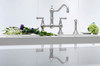 Perrin & Rowe Provence 4756 (Lever Handles Plus Rinse) Kitchen Tap - Gold