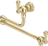 Perrin & Rowe Pot Filler 4799 - Lever Handle Kitchen Tap - Polished Brass