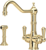 Perrin & Rowe Aquitaine 1570 (with Rinse) Filter Tap - Polished Brass