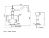 Perrin & Rowe Aquitaine 1570 (with Rinse) Filter Tap - Satin Brass