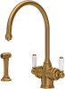 Perrin & Rowe Parthian 1537 (with Rinse) Filter Tap - Aged Brass