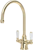 Perrin and Rowe Phoenician 4460 Kitchen Mixer Tap - Gold
