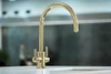 Perrin and Rowe Phoenix 3 in 1 Instant Hot Water Tap with C Spout, Digital Tank and Filter - Nickel