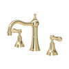 Perrin & Rowe 3723 Three Hole Mixer Set Tap, Lever Handles - Polished Brass
