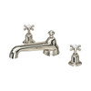 Perrin & Rowe 3736 Three Hole Mixer Set Tap, Crosshead Handles - Nickel