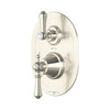 Perrin & Rowe 5756 Concealed Thermostatic Shower Valve, Lever Handles - Pewter