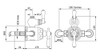 Perrin & Rowe 5550 Exposed Thermostatic Shower Valve, Lever Handles - English Bronze