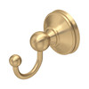 6621 Perrin and Rowe Wall Mounted Single Robe Hook - Satin Brass