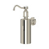 Perrin and Rowe Traditional Collection Wall Mounted Soap Dispenser 6973 - Nickel
