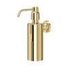 Perrin and Rowe Contemporary Collection Wall Mounted Soap Dispenser 6473 - Polished Brass