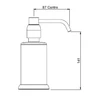 Perrin and Rowe Contemporary Collection Freestanding Soap Dispenser 6433 - Aged Brass