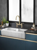 Perrin & Rowe Armstrong 4593HT Bridge Mixer Tap with Textured Handle - Aged Brass