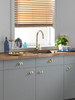 Perrin & Rowe Armstrong 4512HT Single Lever Mixer Tap with Textured Handle - Aged Brass