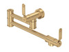 Perrin & Rowe Armstrong 4599HT Pot Filler - Satin Brass