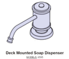 Perrin & Rowe Armstrong Deck Mounted Soap Dispenser - English Bronze
