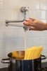 Perrin & Rowe Pot Filler 4798 - Crosshead Handle Kitchen Tap - Gold