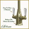 Artisan Windsor Monobloc Kitchen Tap - Polished Brass