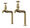 Artisan Cambridge Deckmounted Kitchen Taps - Brushed Brass