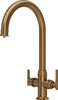 Perrin & Rowe Southbank 1925 3 in 1 Instant Hot Water Mixer Tap - English Bronze