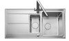 Rangemaster Arlington 1.5 Bowl Inset Stainless Steel Kitchen Sink