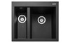 Rangemaster Oridian 1.5 Bowl Granite Kitchen Sink - Charcoal