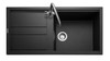 Rangemaster Topaz Large Single Bowl Granite Kitchen Sink - Charcoal