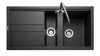 Rangemaster Topaz  1.5 Bowl Granite Kitchen Sink - Charcoal