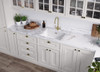 Rangemaster Rustique Half Bowl Ceramic Kitchen Sink - White
