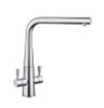 Rangemaster Conical Dual Lever Mixer Tap - Chrome