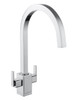 Rangemaster Quadrant Dual Lever Mixer Tap - Chrome