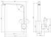 Rangemaster Kube Single Lever Mixer Tap - Matt Black