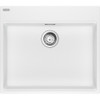 Franke Maris MRG 610-60 CARE Single Bowl Fragranite Inset Kitchen Sink - Polar White