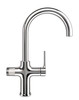 Triflow Hybrid Pro 4-in-1 Boiling Water Kitchen Mixer Tap - Chrome