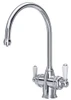 Perrin & Rowe Polaris 1937 3in1 Instant Hot Tap Sink Mixer, Digital Tank and Filter - Chrome