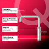 Quooker Fusion Square Boiling Water Stainless Steel Tap with Tank