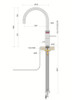 Quooker Fusion Round Boiling Water Black Tap with Tank