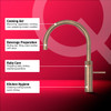 Quooker Fusion Round Boiling Water Patinated Brass Tap with Tank
