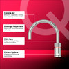 Quooker Nordic Round Boiling Water Stainless Steel Tap with Tank