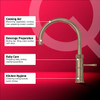 Quooker Classic Fusion Round Boiling Water Patinated Brass Tap with Tank