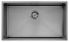 1810 HEXUNO10 700U Undermount/Inset Single Bowl Sink - Gunmetal