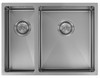 1810 HEXDUO10 180/340U BBR Undermount/Inset 1.5 Bowl Sink - Gunmetal