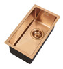 1810 ZENUNO15 200U Undermount/Inset Single Bowl Sink - Copper