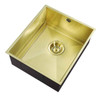 1810 AXIXUNO 355U Single Bowl Undermount Sink 26MM - Gold Brass