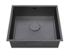 1810 AXIXUNO 450U Single Bowl Undermount Sink 16MM - Matte Black