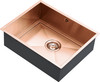 1810 AXIXUNO 500U Single Bowl Undermount Sink 26MM - Copper
