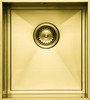 1810 AXIXUNO SET A - 355U & 150U Undermount 1.5 Bowl Sink - Gold Brass