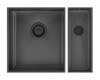 1810 AXIXUNO SET A - 355U & 150U Undermount 1.5 Bowl Sink - Matte Black