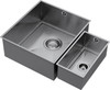 1810 AXIXUNO SET B - 355U & 150U Undermount 1.5 Bowl Sink - Gunmetal